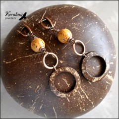 Серьги Африка