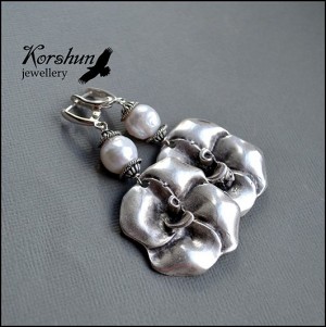 Серьги Азалия