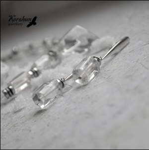 Серьги Байкальский лед