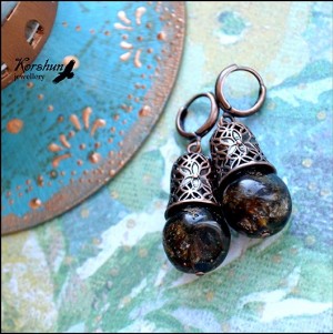 Серьги Дикий мед