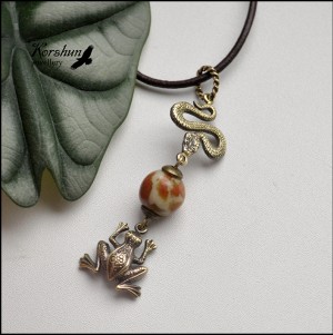 Кулон Две подружки