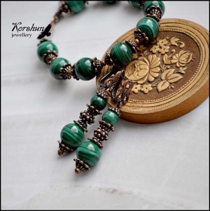 Серьги Хозяйка Медной горы