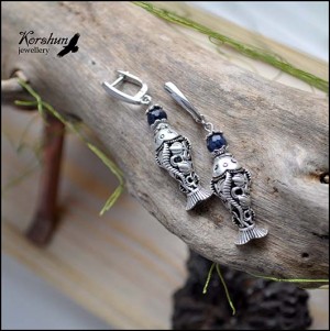 Серьги Кои