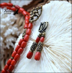 Серьги Коралловый риф Серьги Коралловый риф