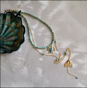 Колье La mer azure