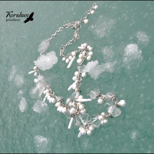 Колье-галстук Ледяное дыхание зимы