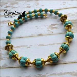 Колье Летнее небо