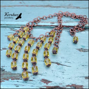 Колье Летний дождь