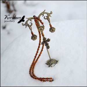 Серьги Лилия