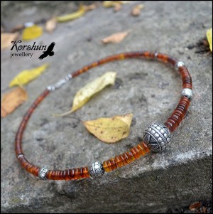 Колье Медовое солнце