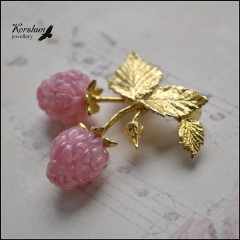 Брошь Нежная малина