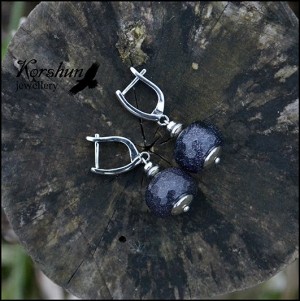 Серьги Ночное небо