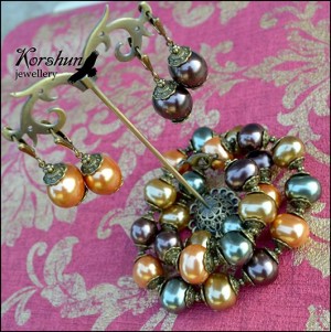 Серьги Помпадур