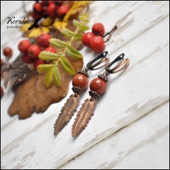 Серьги Рябина