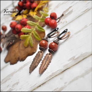 Серьги Рябина