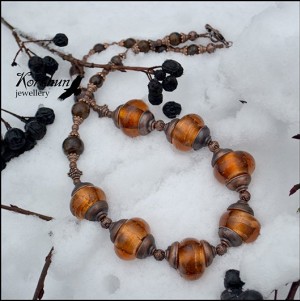 Колье Райские яблочки