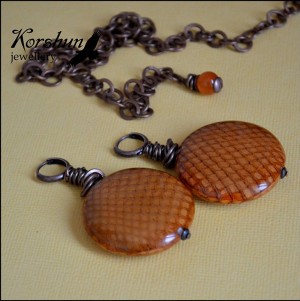 Серьги Рыжие Серьги Рыжие