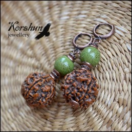 Серьги Глаза Рудры