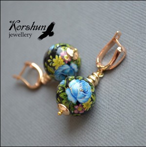 Серьги Русская краса №1
