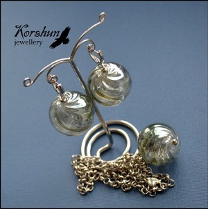Серьги Северное солнце Серьги Северное солнце