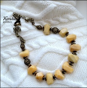 Колье Топленое солнце