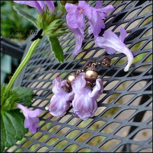 Серьги Венецианские ирисы