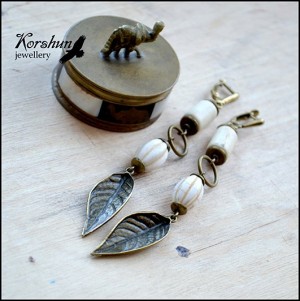 Серьги с турквенитом