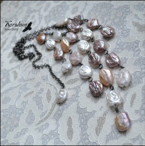 Биб-колье Жемчужный водопад