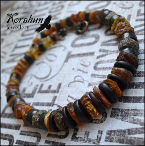 Колье-жгут Горячий шоколад